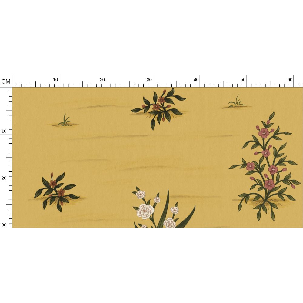 Yellow Floral Wallpaper