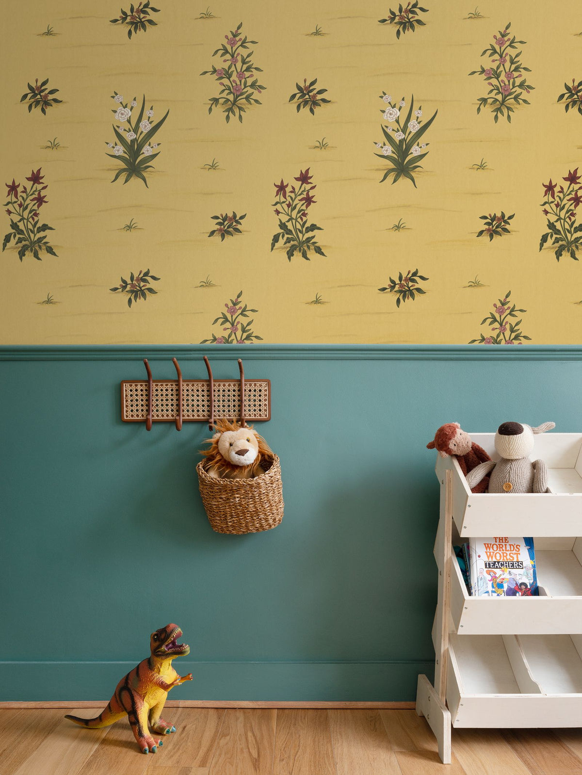 Yellow Floral Wallpaper