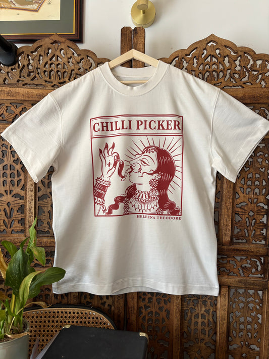 Chilli Picker T-shirt - White